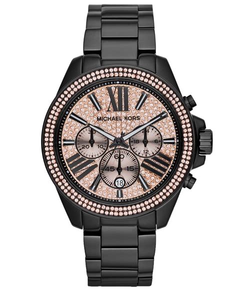 soldes montres femme michael kors|michael kors black watches women.